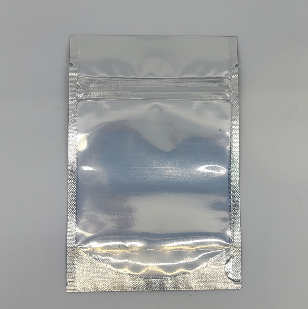 Custom Mylar Bag - 4x6 - Gloss - Silver/Clear