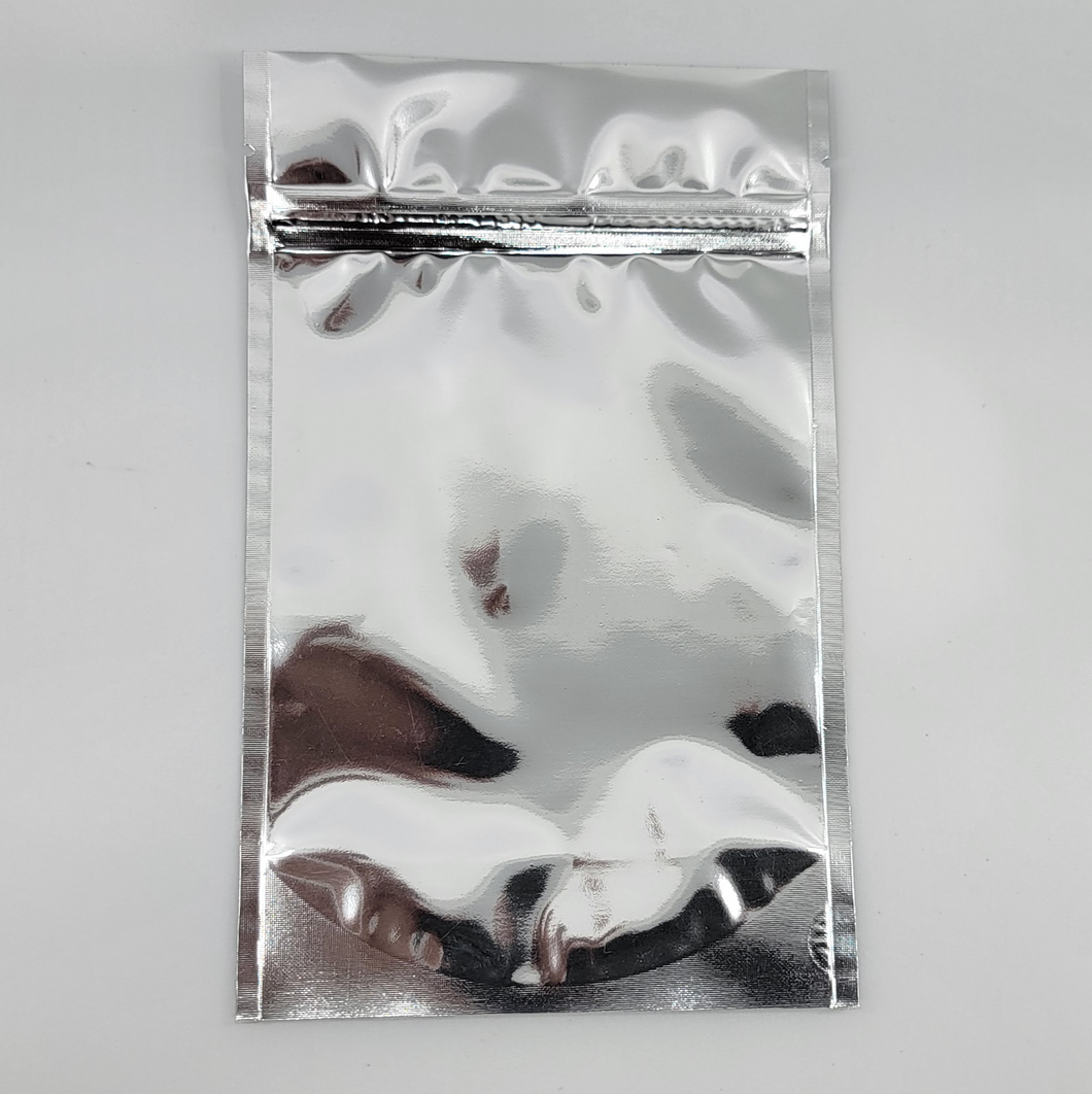 Custom Mylar Bag - 5x8 - Gloss - Silver/Clear